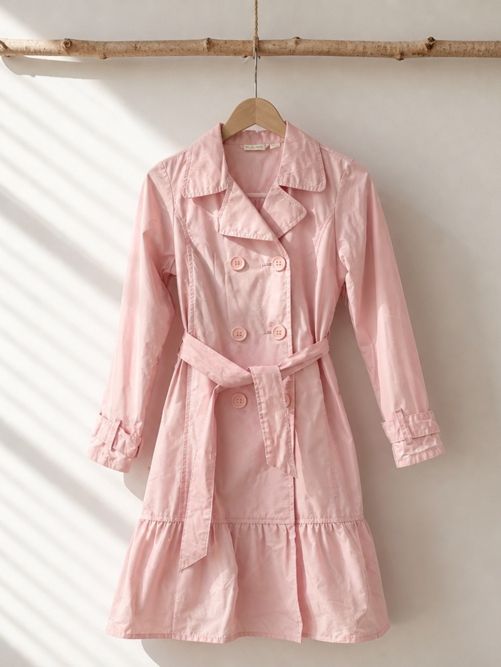 The Children Place Pink Trench Dress